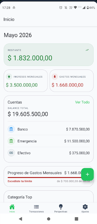 Habit Money App Interface Screenshot