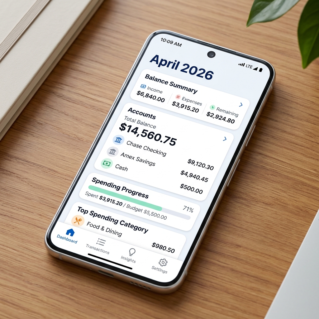 Habit Money App Accurate Dashboard